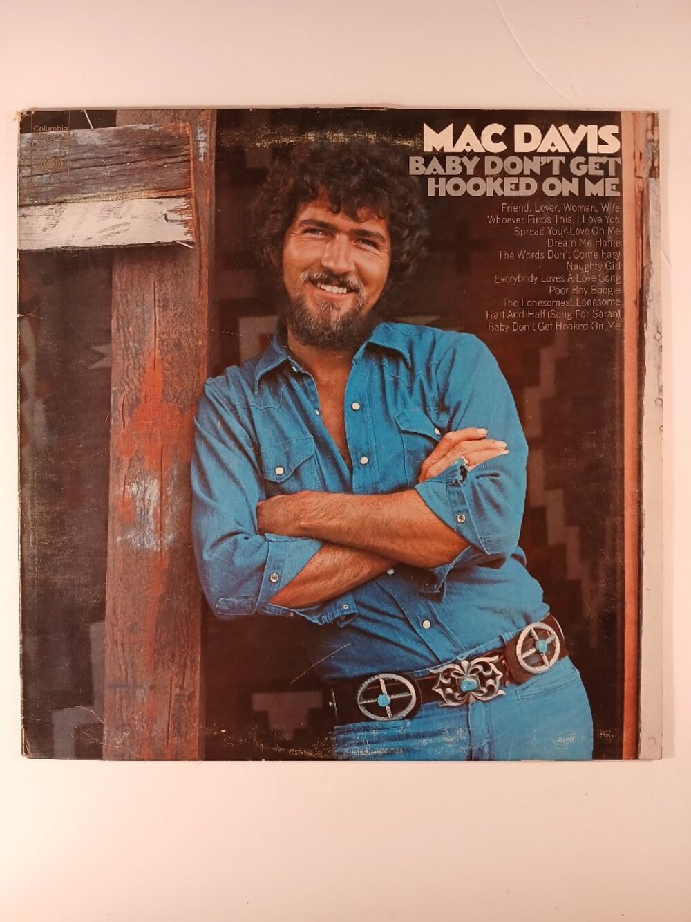 Mac Davis - Baby Don't Get Hooked On Me - Vinyl LP Record